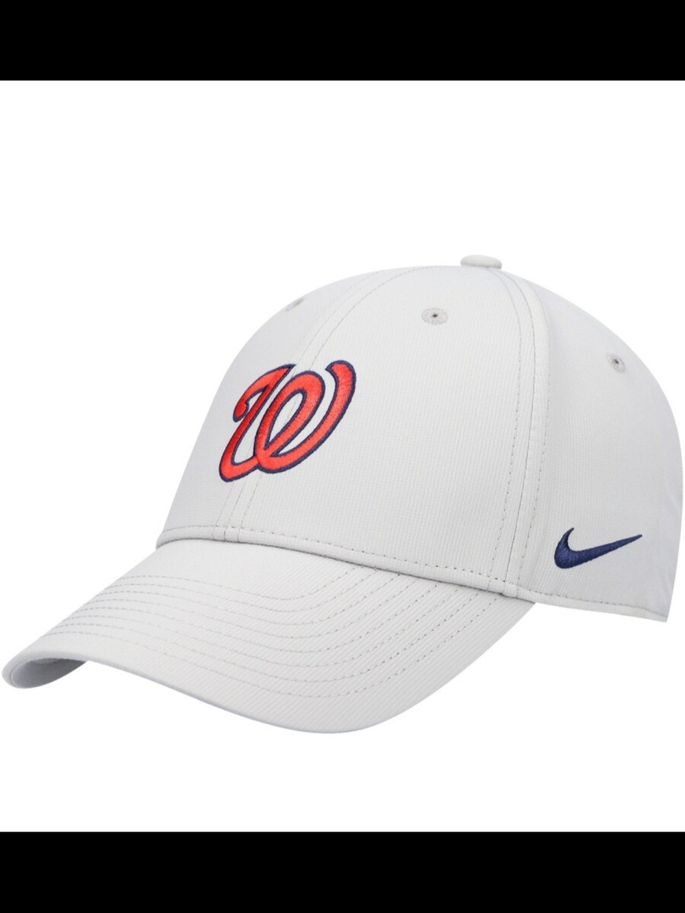 Men's Washington Nationals Nike Gray Legacy 91 Performance Team Adjustable Hat